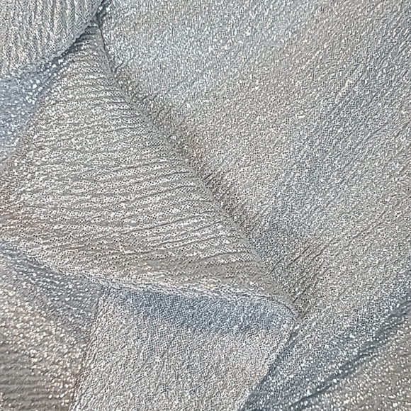 Hailey Logan by Adrianna papell mini metallic‎ dress Winter Wedding New Year - Picture 6 of 9